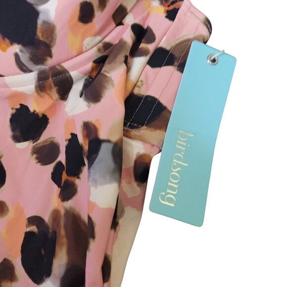 Birdsong Size 38D Bare Necessities Wild One Underwire Wrap Tankini Swim Top - Picture 8 of 11